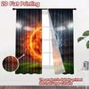2D Flat Photography Backdrop Popular Scene Backdrop Fiery Water Soccer Ball 100% Polyester Festive Wall Decor Perfect for