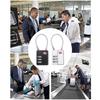 Customs Lock Luggage Lock Suitcase Lock Password Lock Travel Lock Practical Combination Padlock with Steel Cable