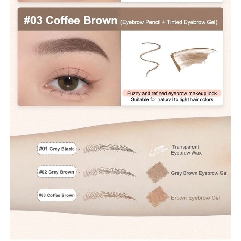 Judydoll - Duo Eyebrow Pencil - 3 Colors