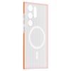 Corrugated Grating Is Suitable for Samsung S25Ultra Anti slip Magnetic Suction Mobile Phone Case S24P Skin Feeling Full Inclusive Anti Fall Protection