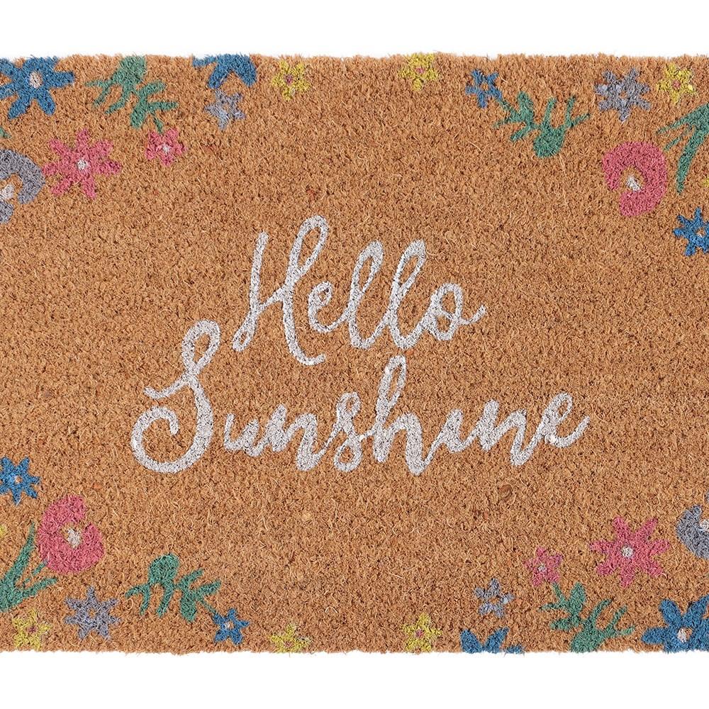 Something Different Hello Sunshine Floral Door Mat