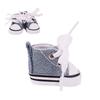 4cm Labubu Doll Shoes High-Top Lace-Up Sneakers Canvas Suitable For 15-17cm Labubu Dolls Shoes Accessories Girls' Toys Gifts