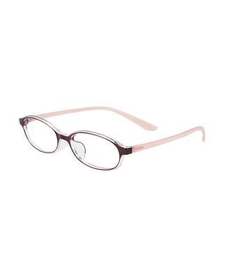 [Zoff] +2.50 Oval-shaped Lightweight Reading Glasses - Comfortable and Non-Slip (Red) Portable Senior Glasses - Made In Japan - Unisex - Suitable for