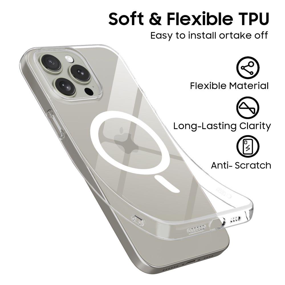 Tech-Protect Flexair Magsafe Iphone 15 Pro Clear