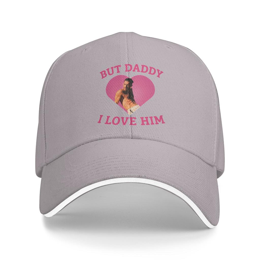 Summer But Daddy I Love Him Jonathan Bailey Heart Baseball Cap Hunting Camping Casual Print Sun Trucker Hat Men Baseball Caps