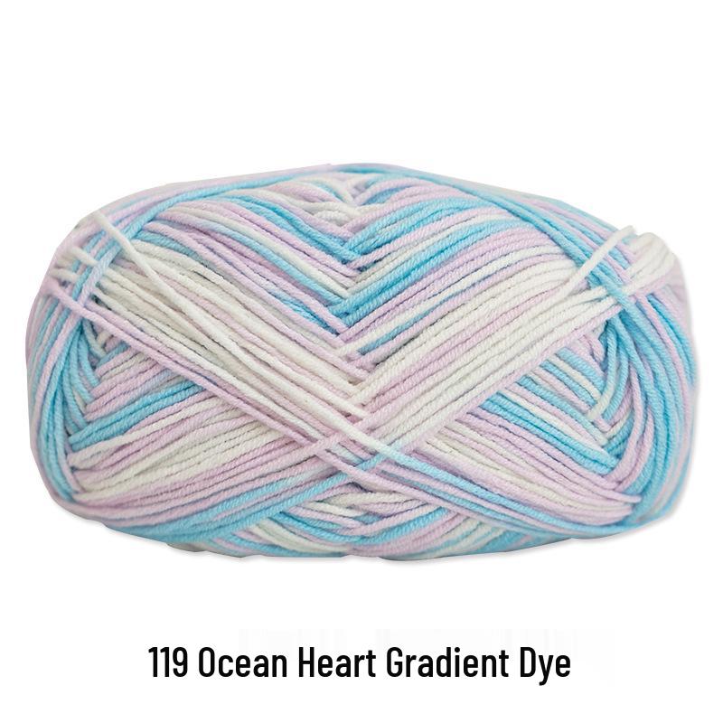 Xue Feier 4-Ply Cute Doll Milk Cotton Combed Yarn for Crochet and Knitted Bags