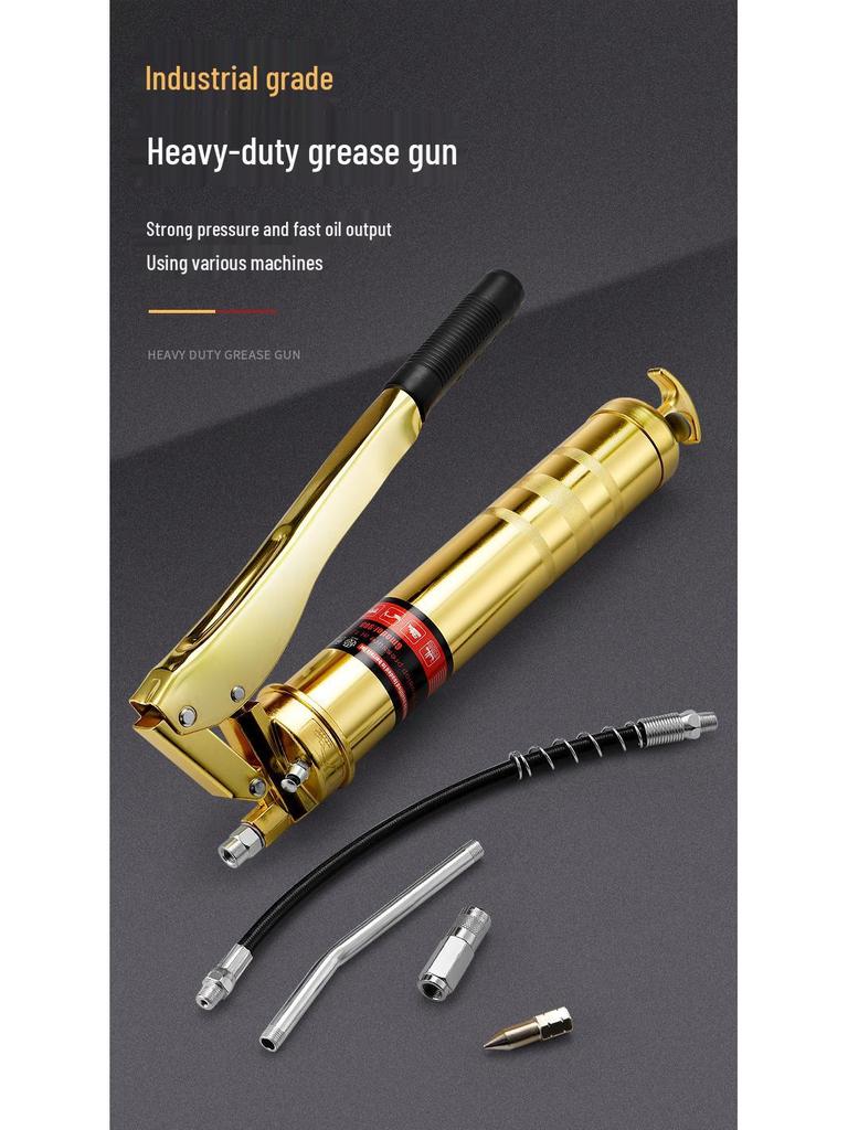 Heavy-Duty Manual and Dual Pressure Auto Grease Gun for Trucks and Excavators