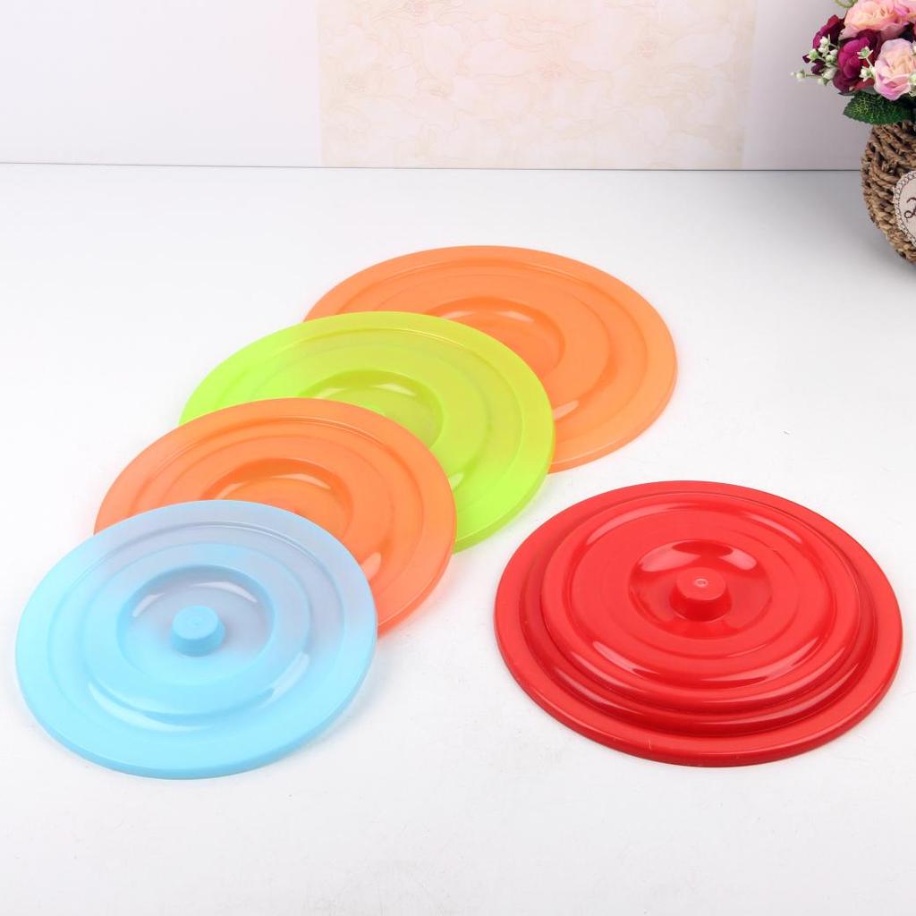 Department Store Plastic Bucket Lids - Round, Square, Colored, Transparent Options