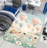 Cartoon Hot Air Balloon Animal Bee Carpet Nursery Decor Rug Living Room Sofa Rug Bedroom Rug Parent-child Activity Door Mat