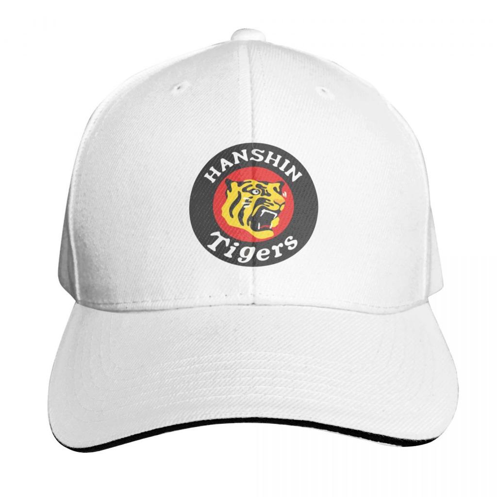Vintage Hanshin Tigers Design Baseball Cap Adjustable Buckle Closure Moisture Wicking Quick Dry Curved Brim Classic Fit
