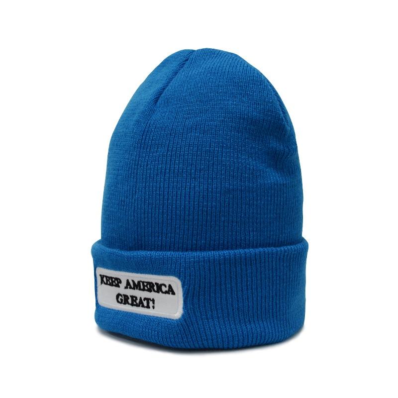 Trump Winter Beanie Hat Keep America Great Knit Beanie Warm Ski Cap Unisex Hats