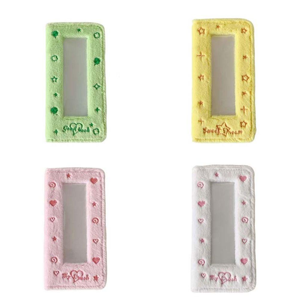 Four Grid Photo Korean Photocard Holder Embroidered Idol Card Display Protector  Friends