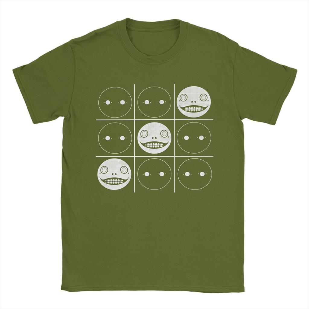Emil NieR Automata Spel Cosplay Spel 100 Bomulls T-shirt För Män Sommar Grym Harajuku T-shirt Stor Storlek Het Rea Kläder