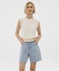 Leuba Multi-Jacquard Knit Vest - Ecru