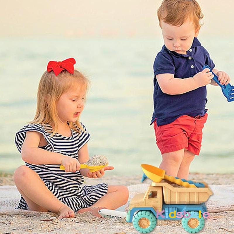 Kids Beach Sand Toys Set Travel Beach Toy Sand Castle Building Kit for Boys and Girls Large Sand Shovel Outdoor Party Gift