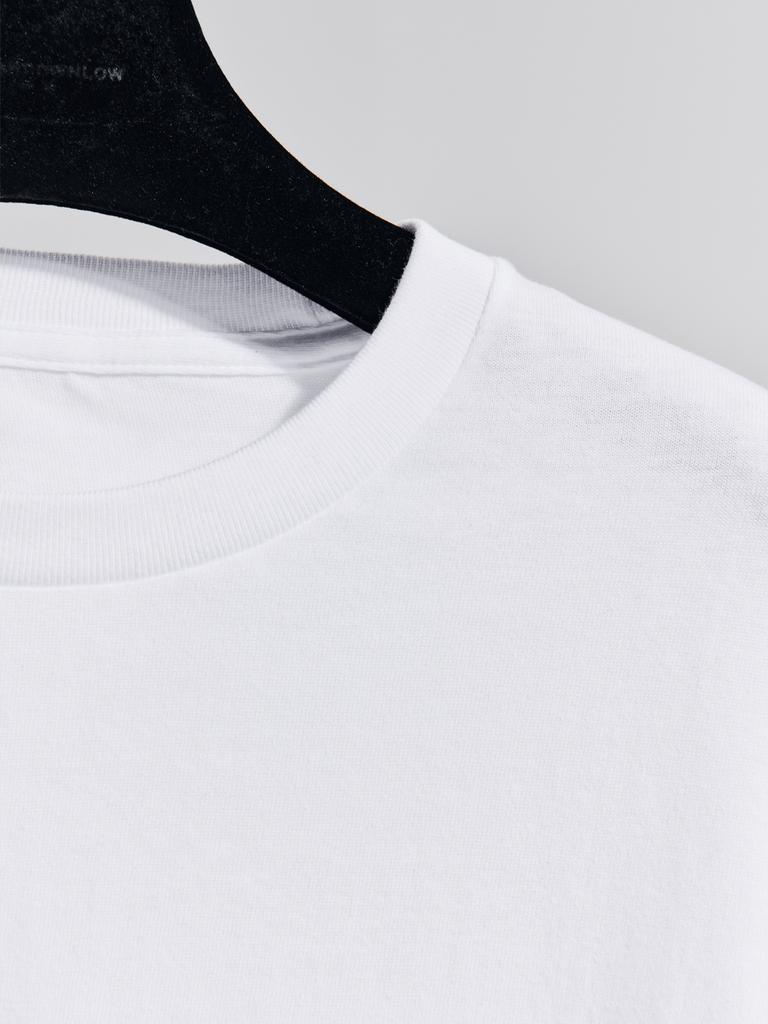 GOZER Cotton Cropped T-Shirt_White