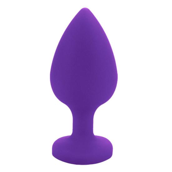 Anal Plug Smooth Full Stimulation Silicone Butt Beads Sex Toy for Bedroom