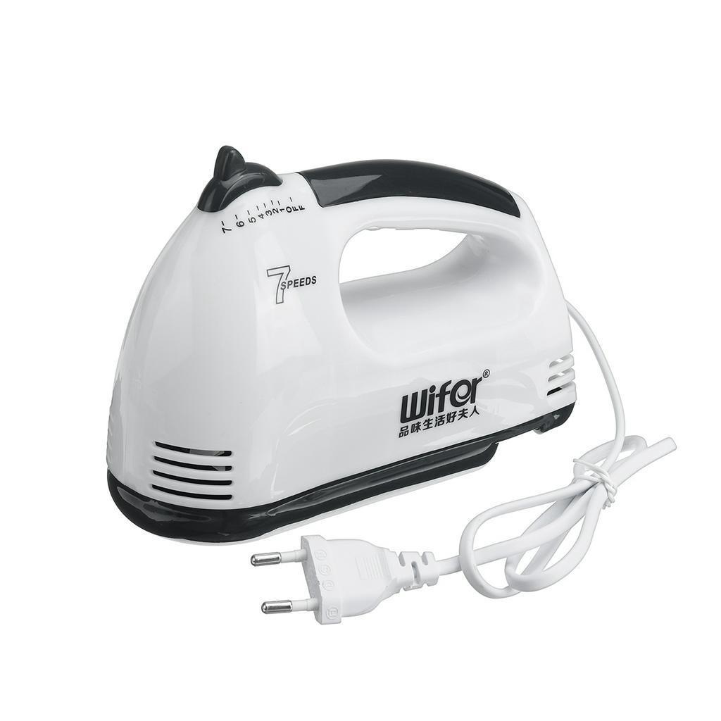 100W 7 Speed Electric Food Mixer Table Stand Cake Dough Mixer Handheld Egg Beater Blender Baking Whipping Cream Machine