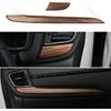 2x Peach Wood Grain / Carbon Fiber ABS Center Console Dashboard Strip Cover Trim Styling For Honda CRV CR-V 2017- RHD & LHD