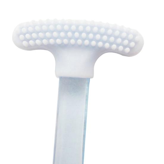 Portable Soft Tongue Scraper Brush Deep Cleaning Odor Remover Oral Health Care