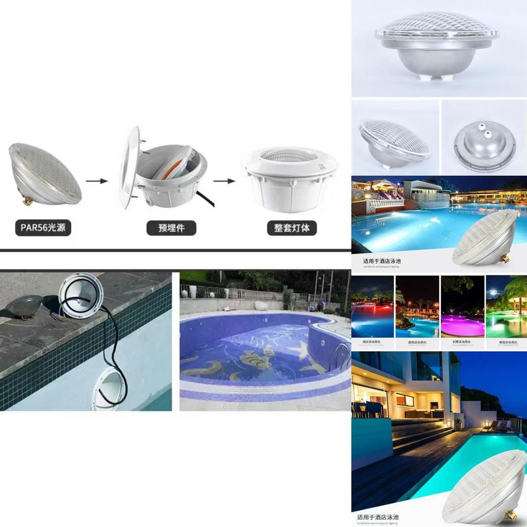 LED Poolleuchte mit Fernbedienung Unterwasserscheinwerfer für Schwimmbecken Wasserspiel