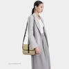 [Pre-Owned] Ysl Monogram Vintage Gold Buckle Logo Canvas And Leather Camera Bag - Very Good #C7V8U1