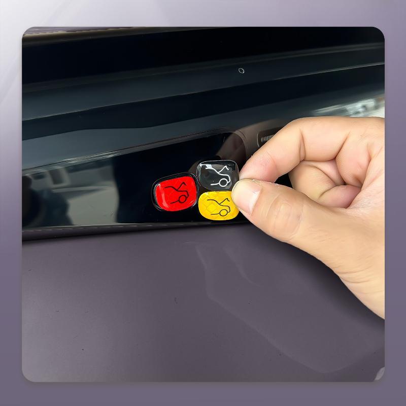 For Leapmotor B10 Car Trunk Button Sticker Electric Tailgate Switch Prompt Decal Exterior Decor Accessories