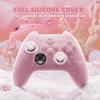 PlayVital Xbox Series Compatible Silicone Xbox Core Wireless Compatible Silicone Thumbstick Grip Full Cute Ocean Whisper Series Pink X/S Cover,