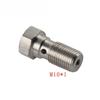 AN3 Motocykl Motorové Kolo Hydraulická Brzdová Olejová Hadice Linka Banjo Spojka m10x1 Nerezová Ocel 10mm