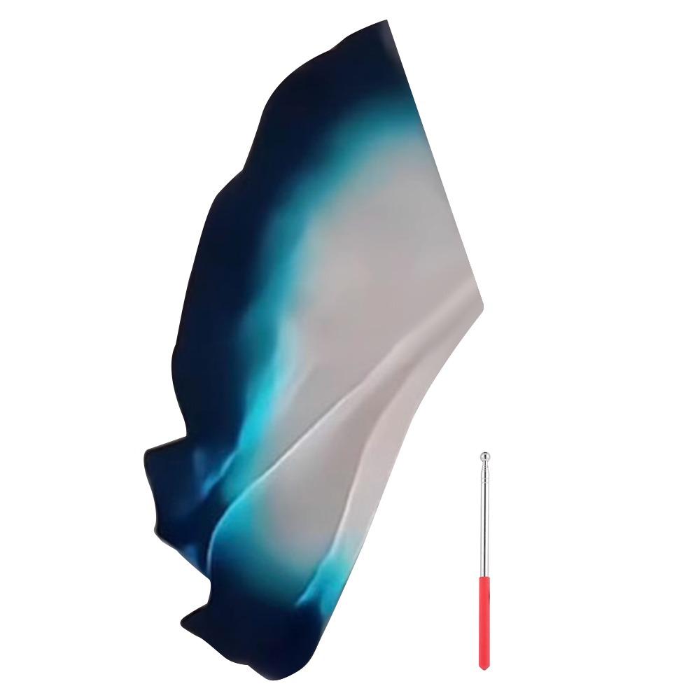 

с телескопическими палками Аксессуары для танца живота Реквизит Красочные шарфы Флаг Танцевальное выступление