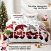 3pcs/set Christmas Reindeer Snowman Bedding Set Includes 1 Duvet Cover And 2 Pillowcases Soft And Skin-Friendly