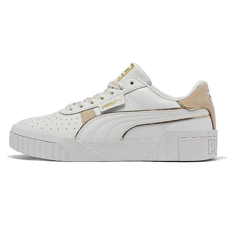 (WMNS) PUMA Cali Reinvention Casual  White Khaki  Women s 373479-01 EU 37