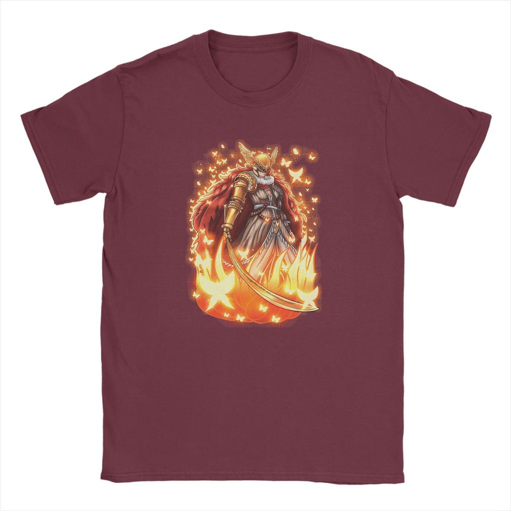 Malenia Blade Of Miquella T Shirt Beach  Trending T Shirts Men's Cotton O Neck 4XL 5XL 6XL Clothes Short Sleeve Y2K Basic Tops