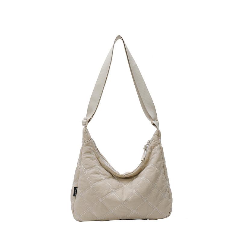 Nylon Casual Small Crossbody Bag For Women With Zipper Pocket And Adjustable Strap