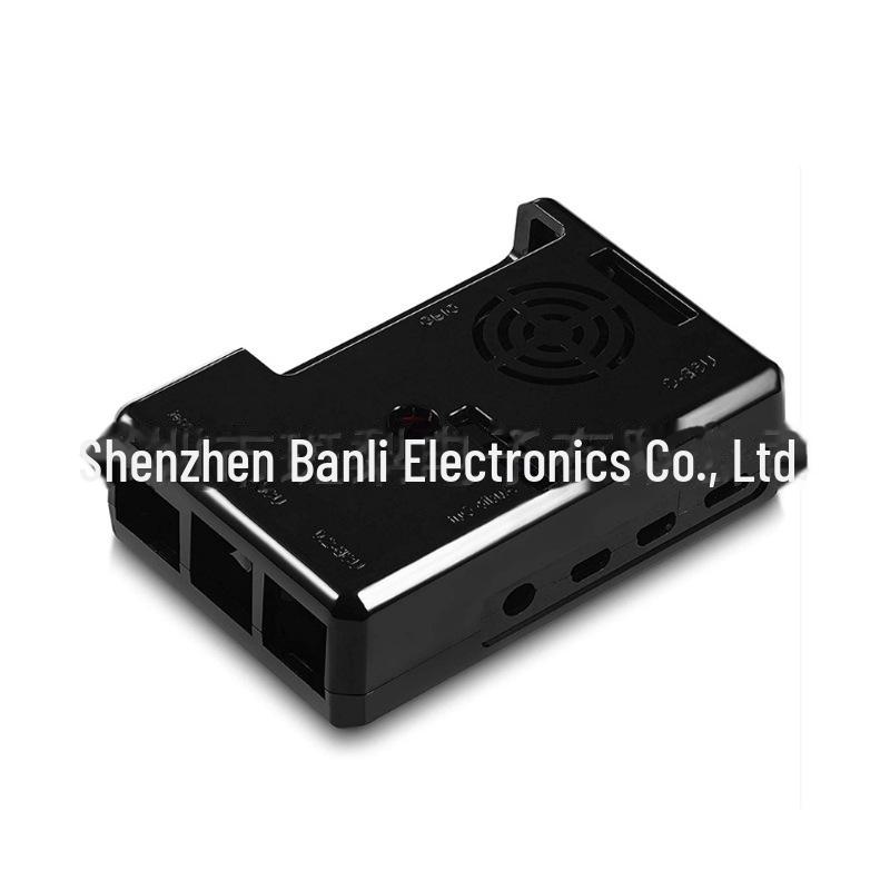 

Корпус з АБС-пластику для Raspberry Pi 4B з функціями тепловідведення, сумісний з вентилятором