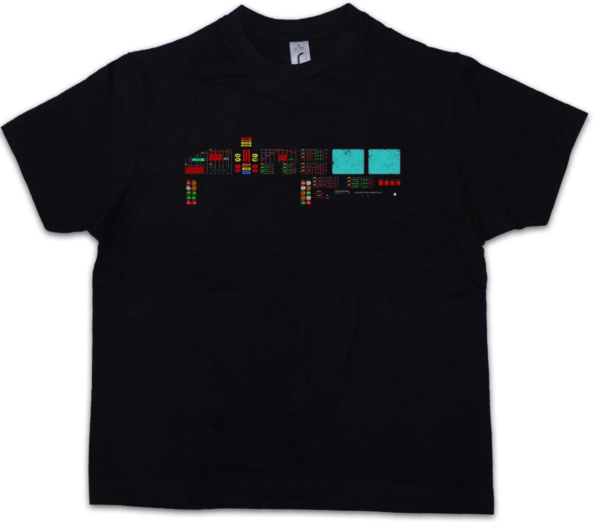 KNIGHT KITT COCKPIT RIDER Kids Boys kids boys T-Shirt Foundation Car Auto Rider panel 140