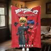 Miraculous Plush Blanket Soft Comfortable All Seasons Perfect Sofa Office Naps Outdoor Travel Makes Great Gift