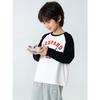 Foreign Trade Children's Clothing Boys and Girls Pure Cotton Cartoon Print Long-Sleeved T-Shirt Spring Base Shirt for Older Teenagers