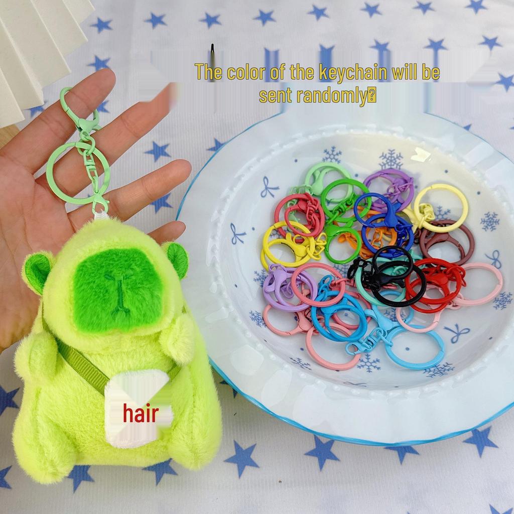 Pingente Capivara Chaveiro de Pelúcia - Presente de Aniversário Boneca de Pano