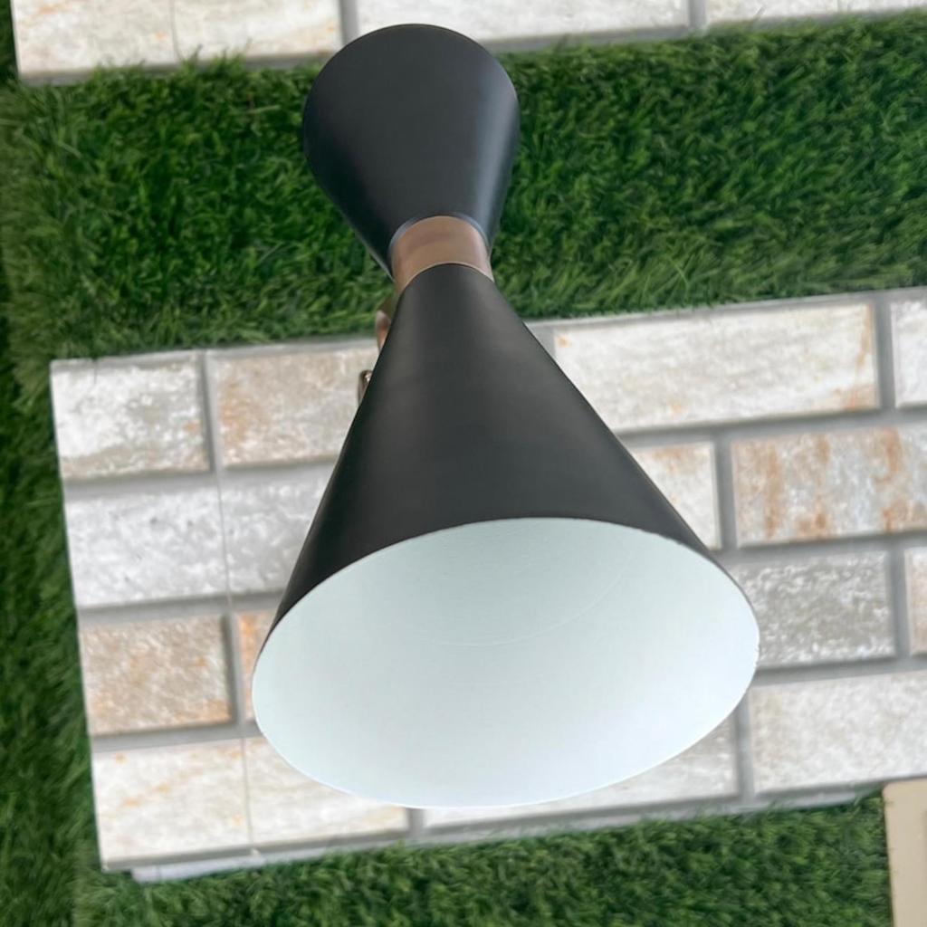 Customized Mid-Century Black & Brass Wall Sconce - Modern Industrial Wall Light, Home Decor Lighting Fixture