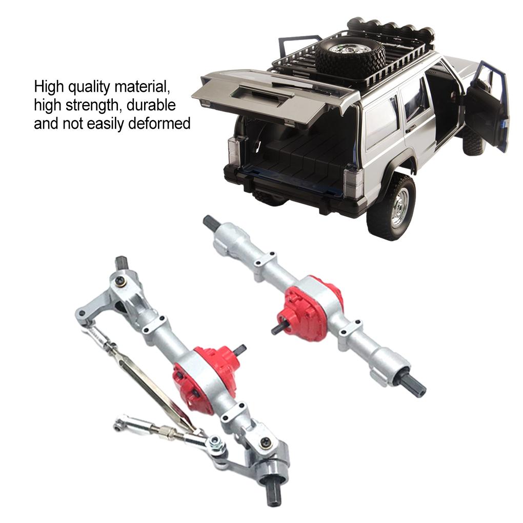 Aluminum Alloy Complete Front Rear Axle For 1/12 MN D90 RC Car Part RC Car Accessories Replacement Parts RC Upgrade Part