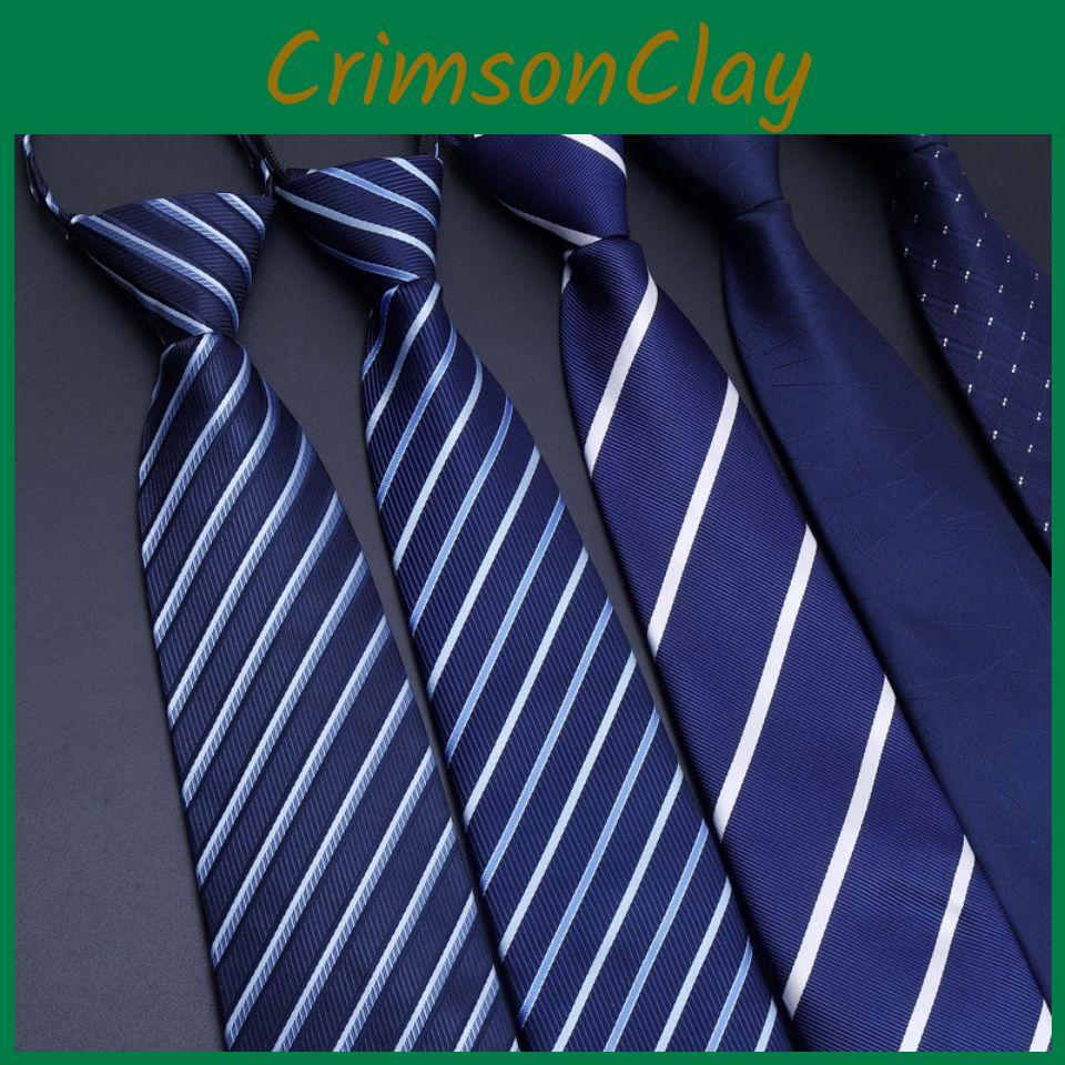 Men Stripes Pattern Tie Made Of Polyester With Stripe Design For Wedding Attire