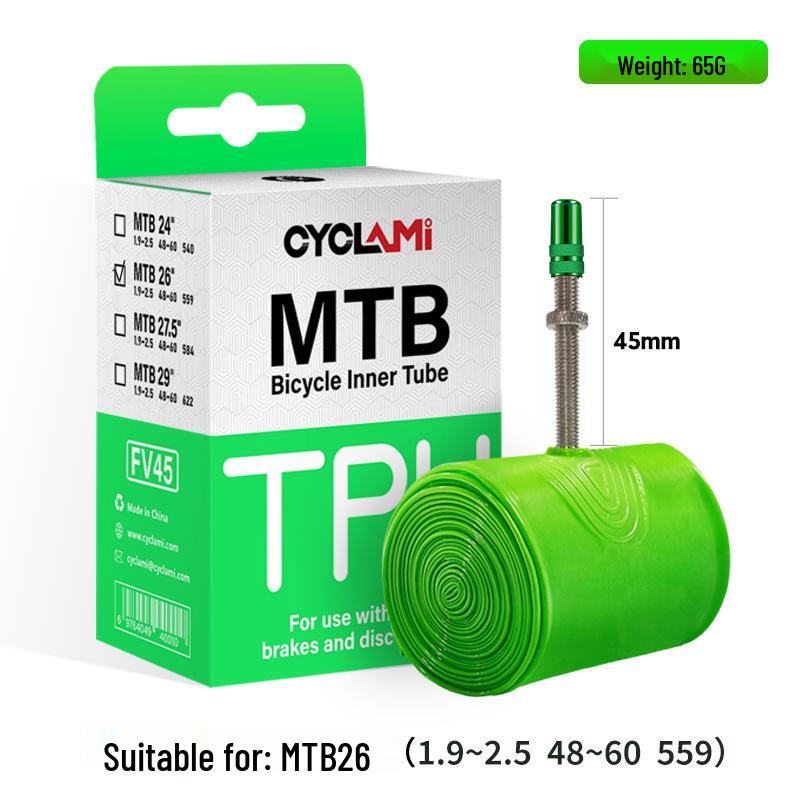 

Сверхлегкая ТПУ камера CYCLAMI для шин горного велосипеда