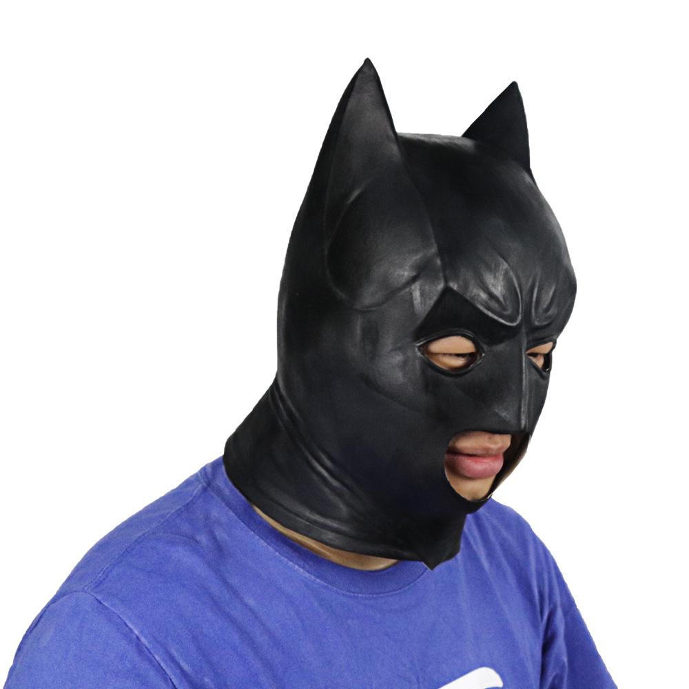 High-end film and television quality headgear Night King Latex Batman Mask Dark Knight themed prank mask