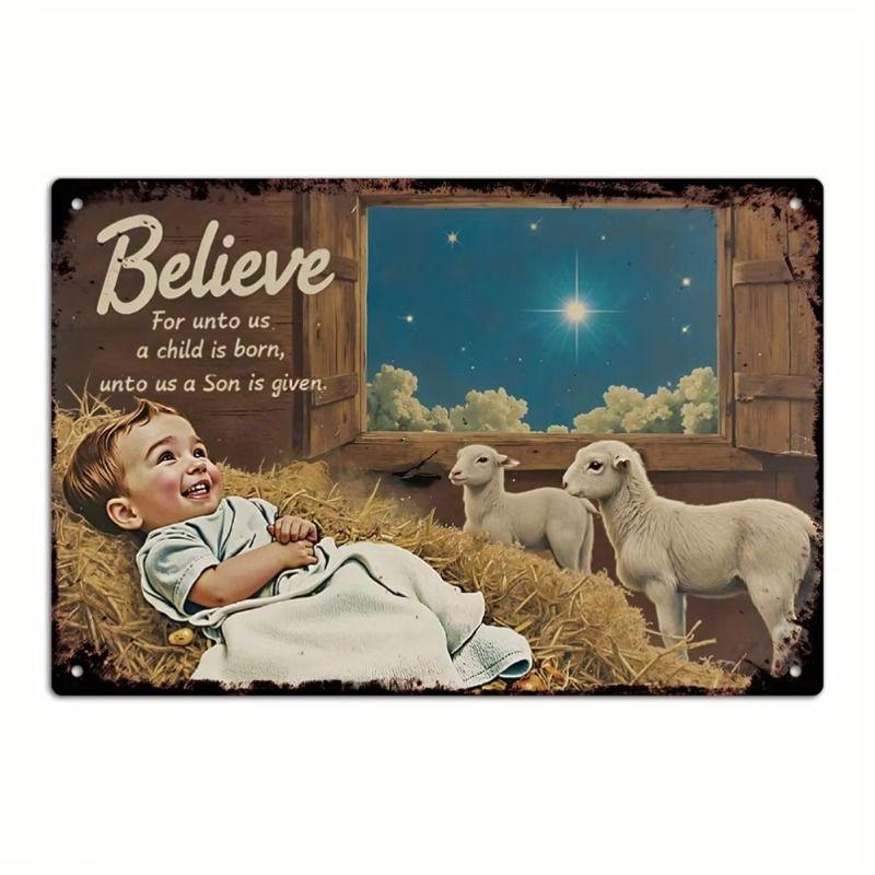 Vintage Metal Tin Sign Wall Art Home Decor 20x30cm