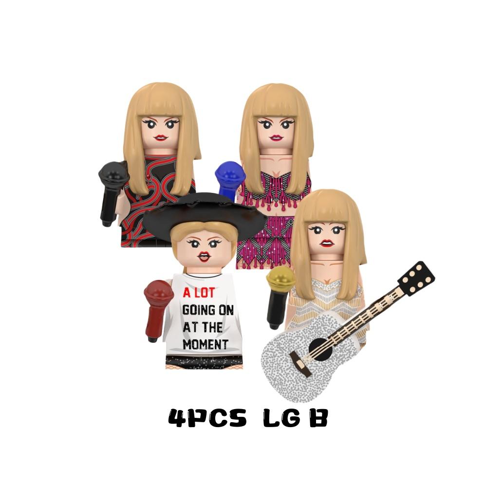 TP1026 LG1015 Swifts Beliebte Sängerinnen Bausteine Modell Mini Actionfigur Zubehör Halloween Geschenke für Kinder