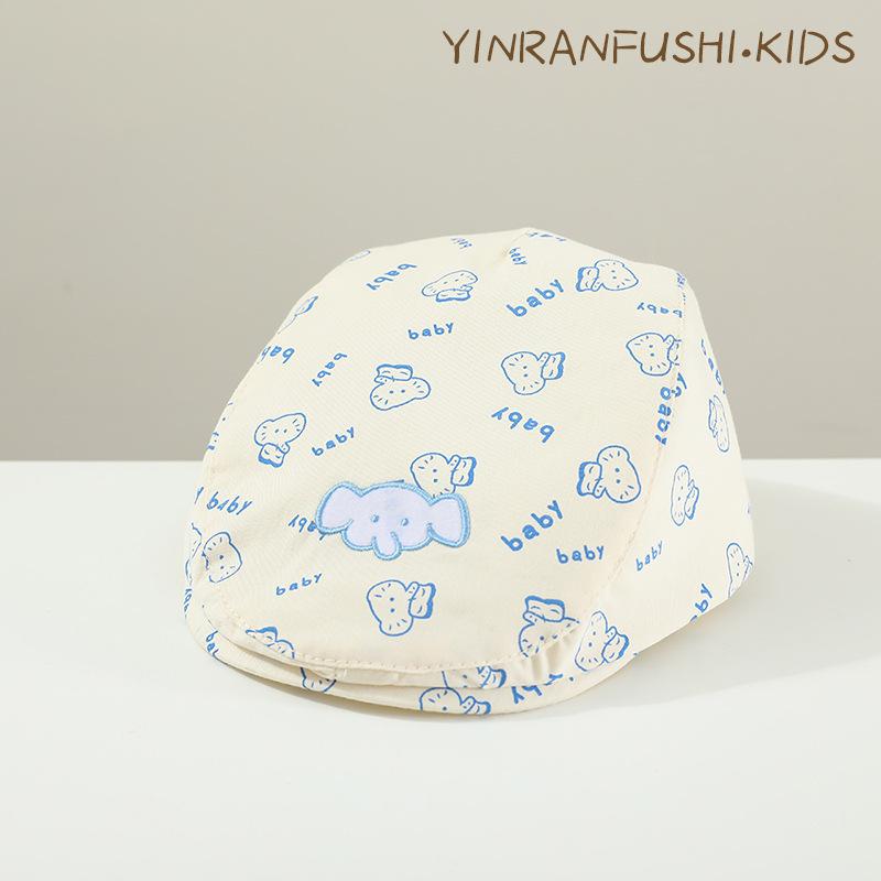Baby Hat Spring Cute Elephant Beret Boys and Girls Sun Hat Children Forward Hat Children Painter Hat Trend