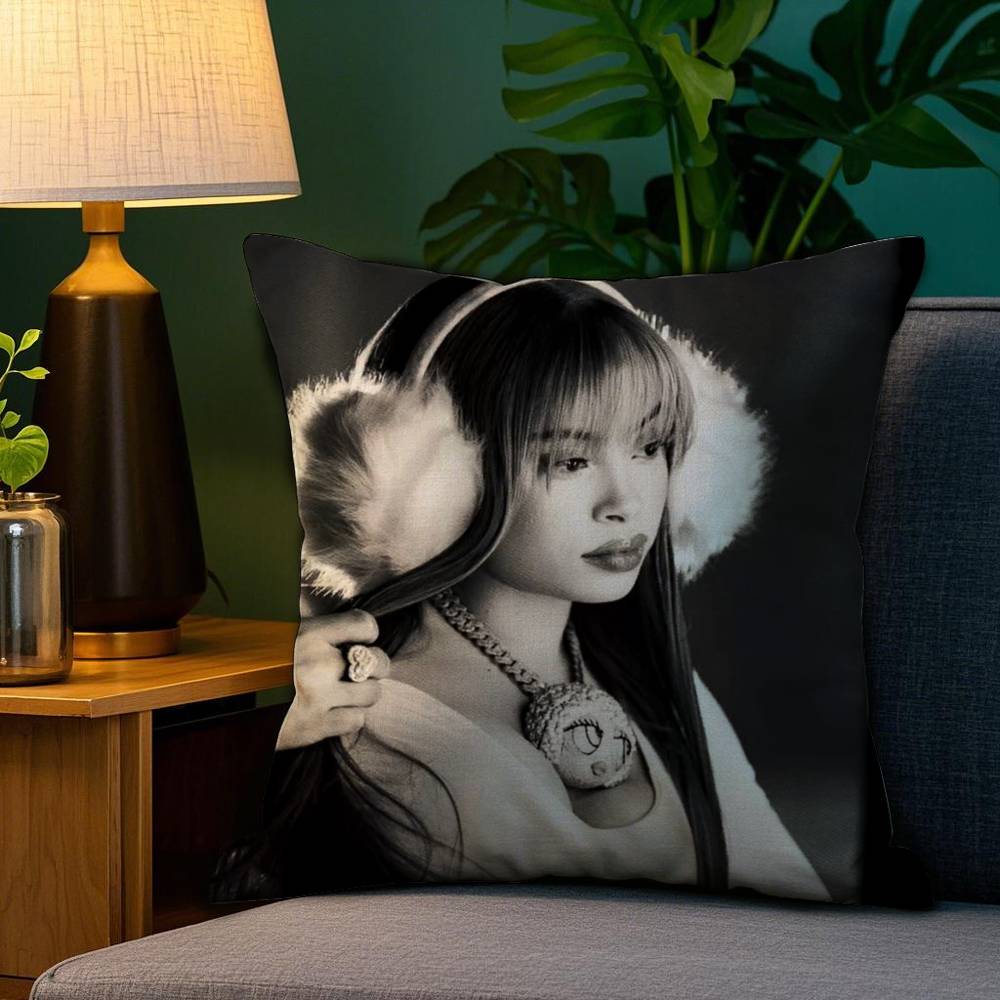 

I-Ice Spice Y2k Наволочка для подушки Диван Гостиная Спальня Двусторонняя печать Квадратная подушка Подушка для сна Наволочка 12x12Inch