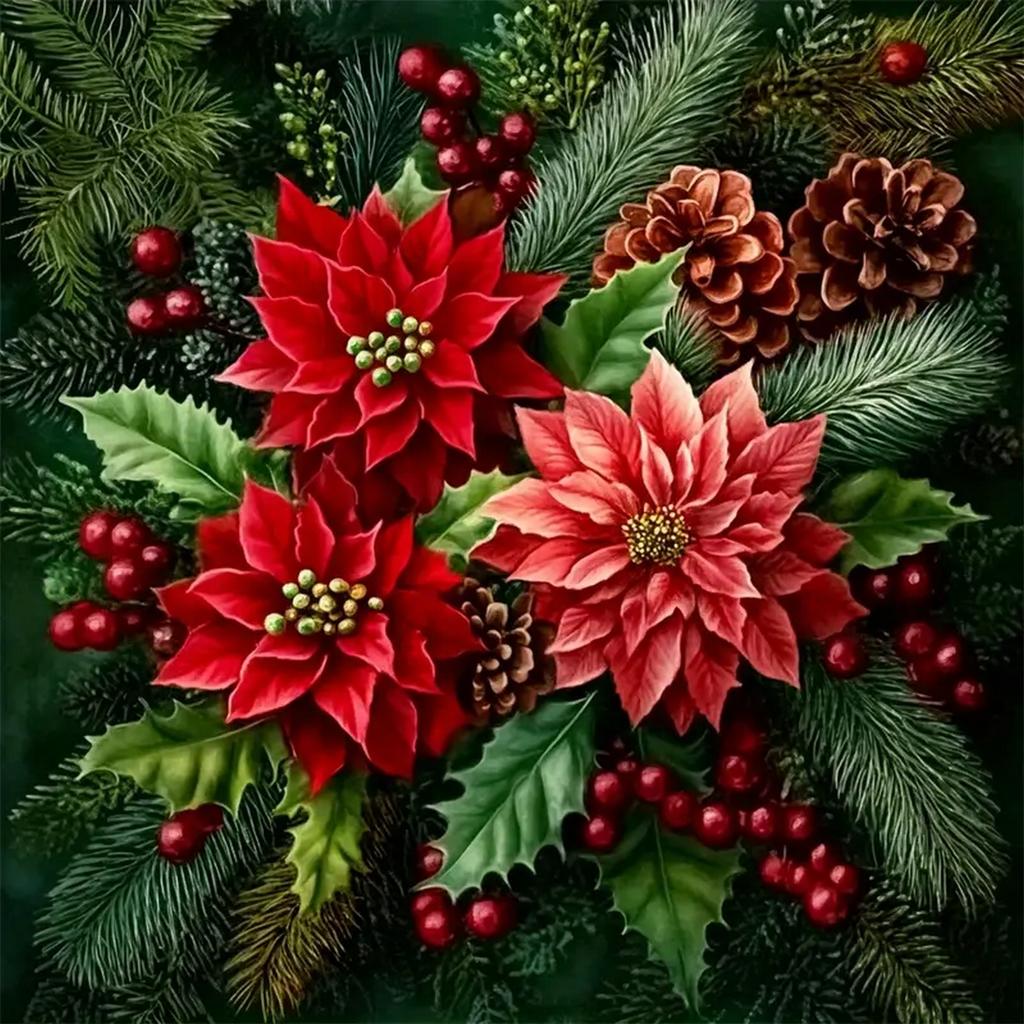 DIY Full Round Diamond Painting Cross Stitch Merry Christmas Santa Claus Snowman Home Decoration Arts Diamond Painting 5d Diamond Art Painting