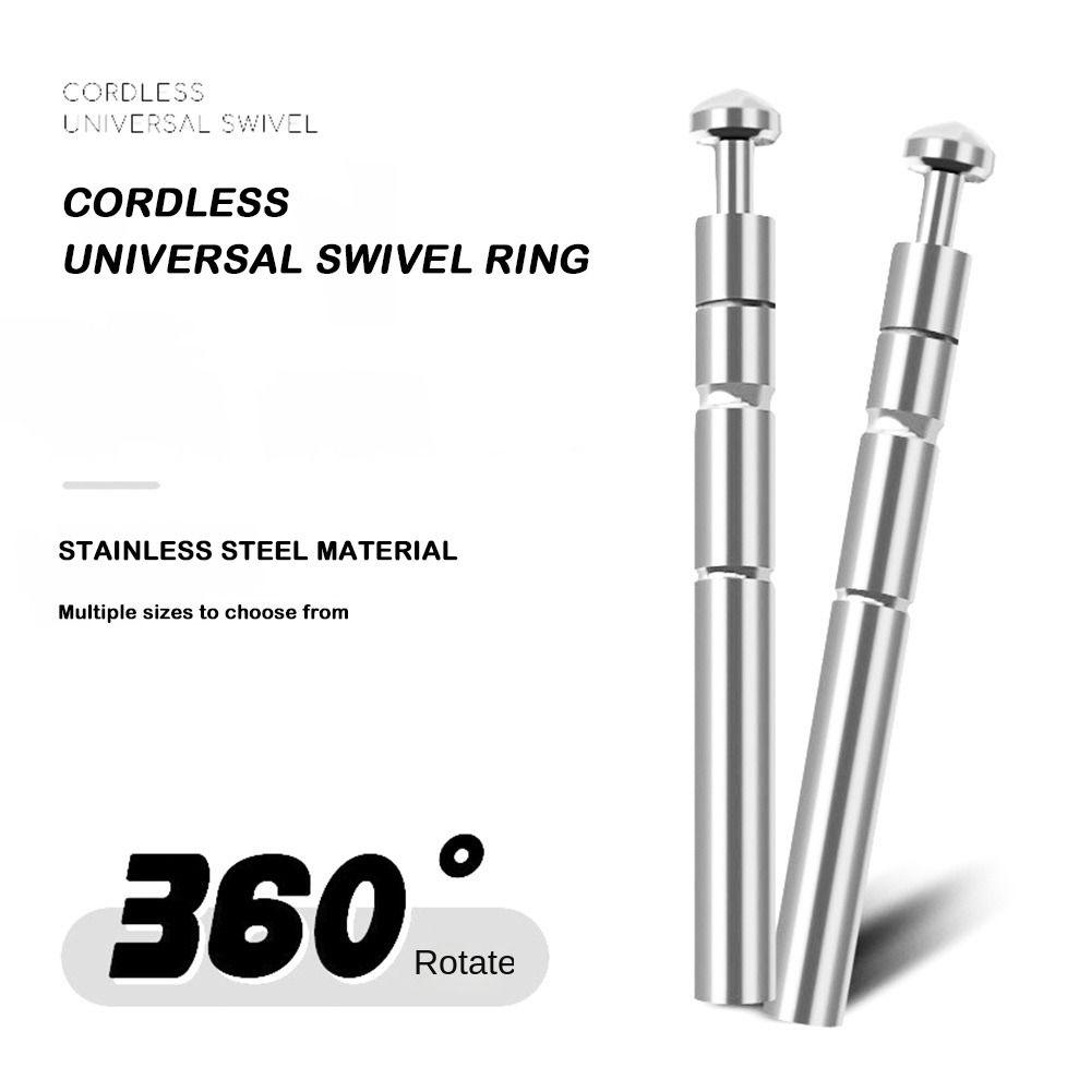 Fishing Rod Tip Top Fishing Rod Tip Stainless Steel Fishing Rod Tip Tip Swivels 360 Degrees Leash Pole Fishing Tools Equipment